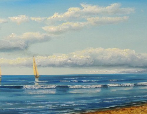 Vastness of the sea by Olga Riabchuk