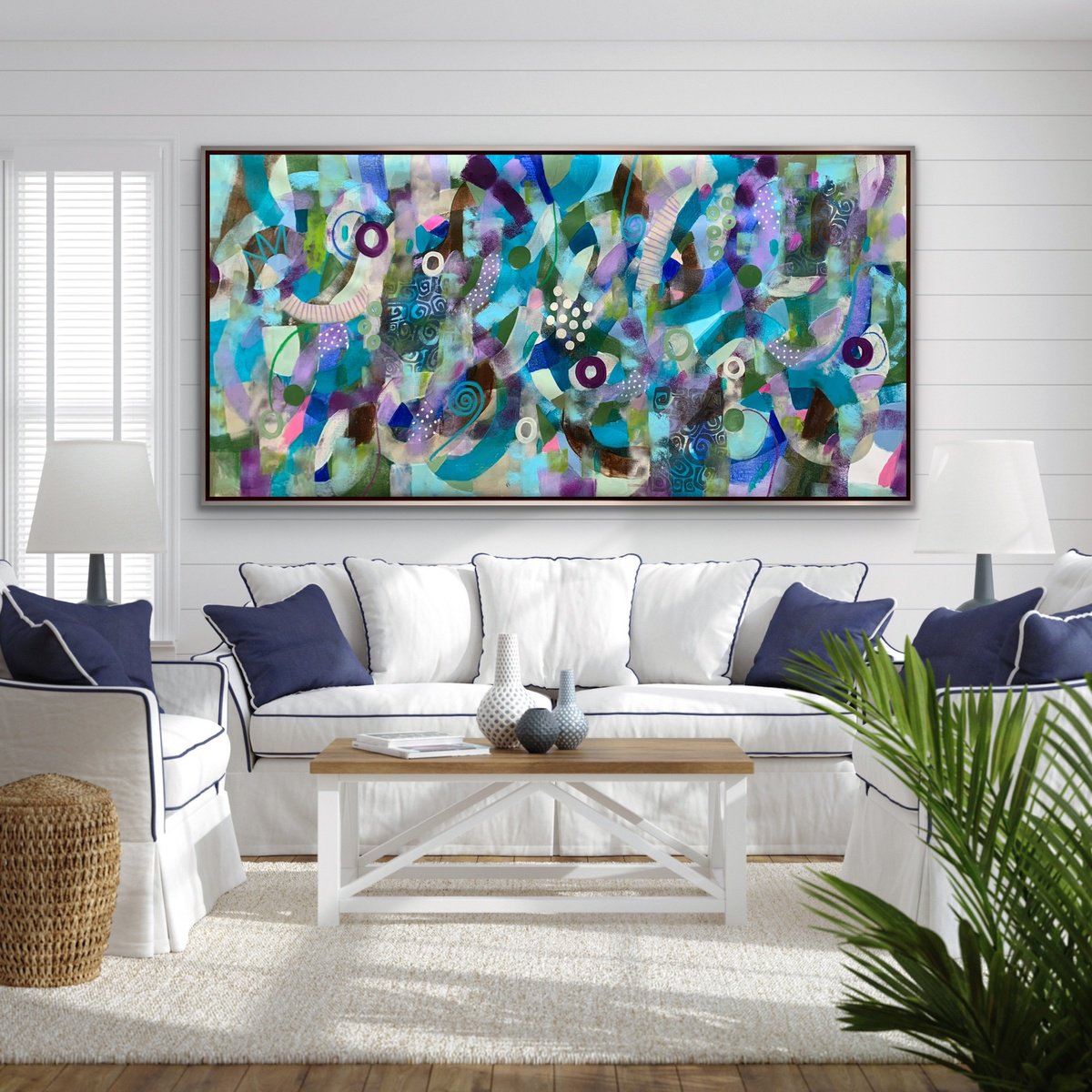 Falling Petals By Rashna Hackett, 72 X 37, Artwork For Sale On Artfinder