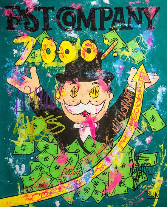 7000 Percentage Roi Ft Mr Monopoly Painting