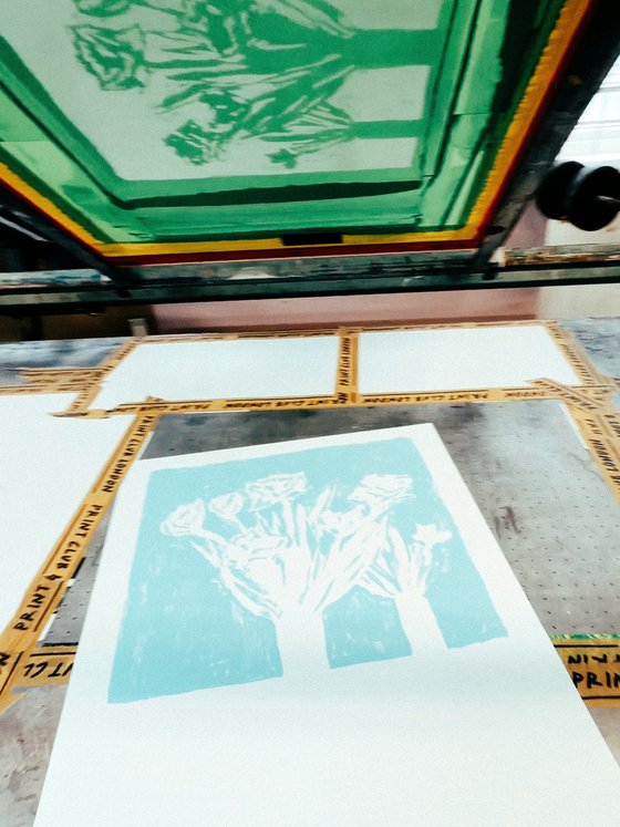 Flowers and Cutlery, Limited Edition print