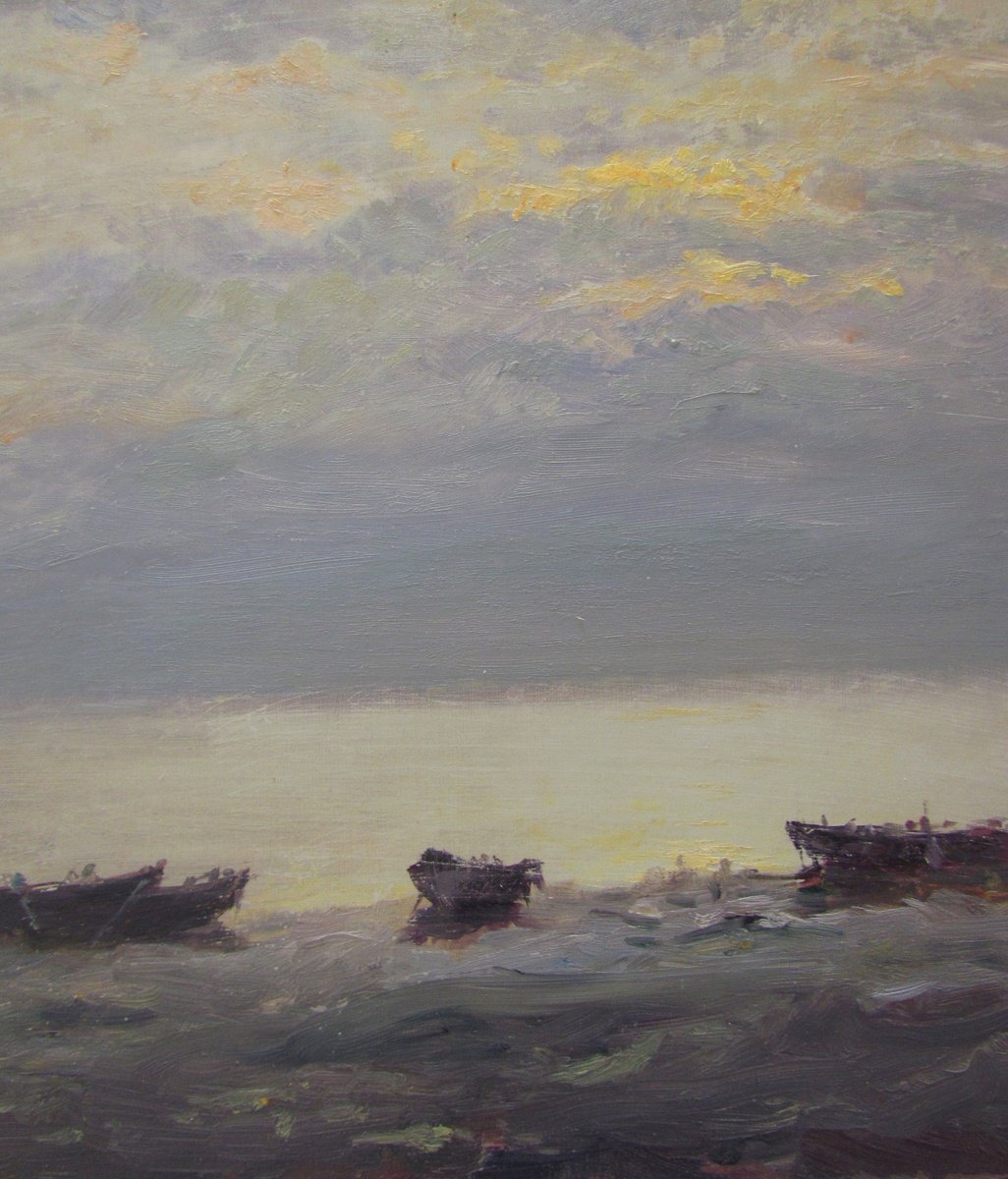 Boats By Viktoriia Pidvarchan, 12 X 9, Artwork For Sale On Artfinder