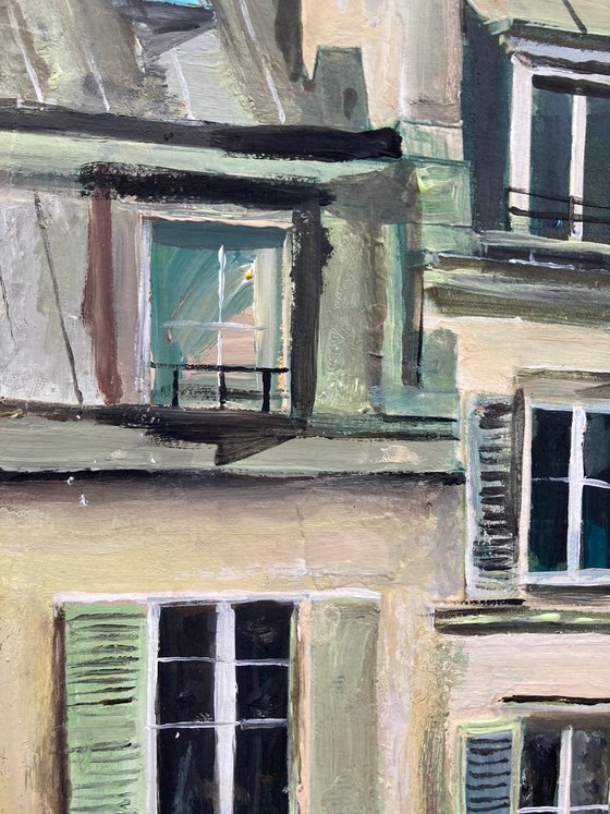 Buildings In Montmartre, Paris