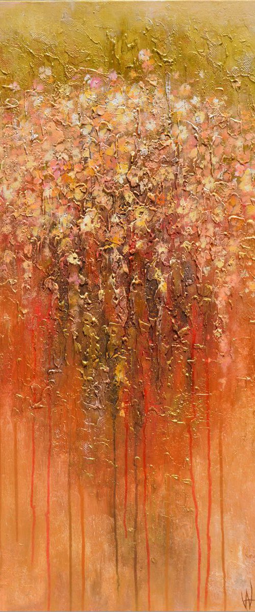ABSTRACT WILDFLOWERS by VANADA ABSTRACT ART