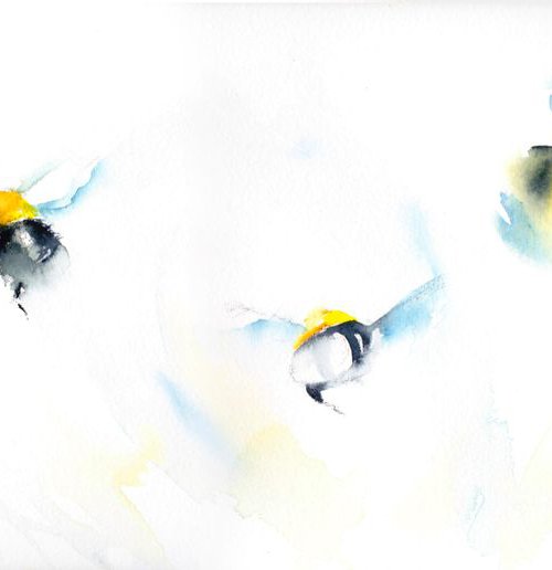 Just buzzing around by Anjana Cawdell
