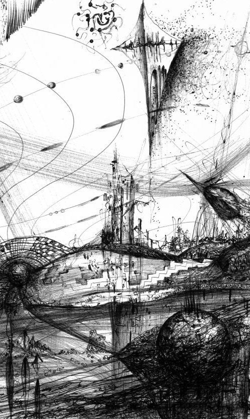 We are part of the perenity cycle Cosmic energy mindscape dreamscape by Master  Ovidiu Kloska by Kloska Ovidiu