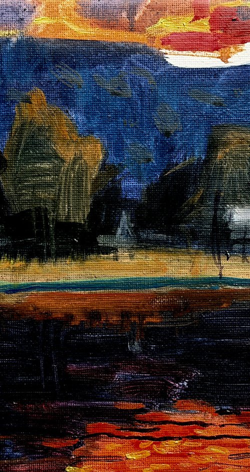 Lakeside at Dusk by Paul Cheng