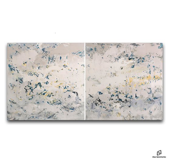 200x100cm. / abstract painting / Abstract 2165
