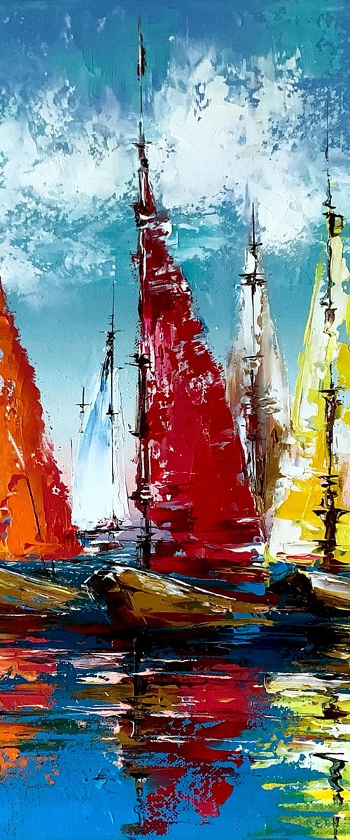 Colors of the sea by Olena Romanenko