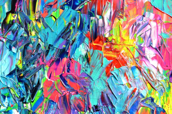Palette 7 - Large Colorful Abstract Painting