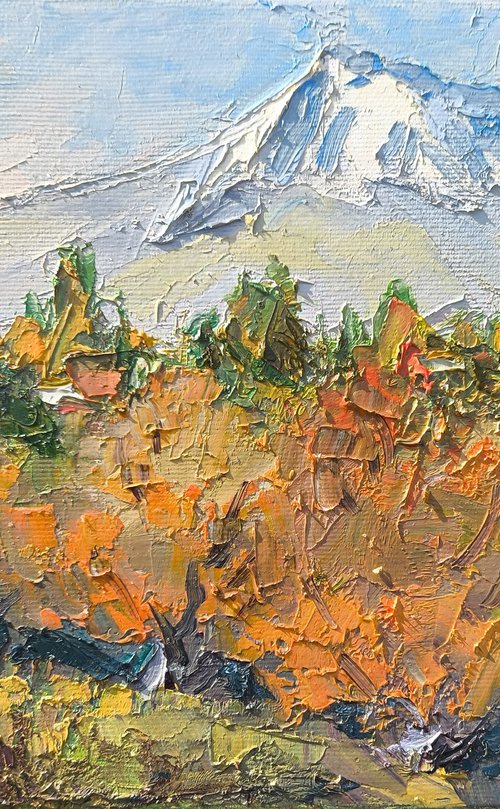 Ararat in Autumn Light by Narine Vardanyan