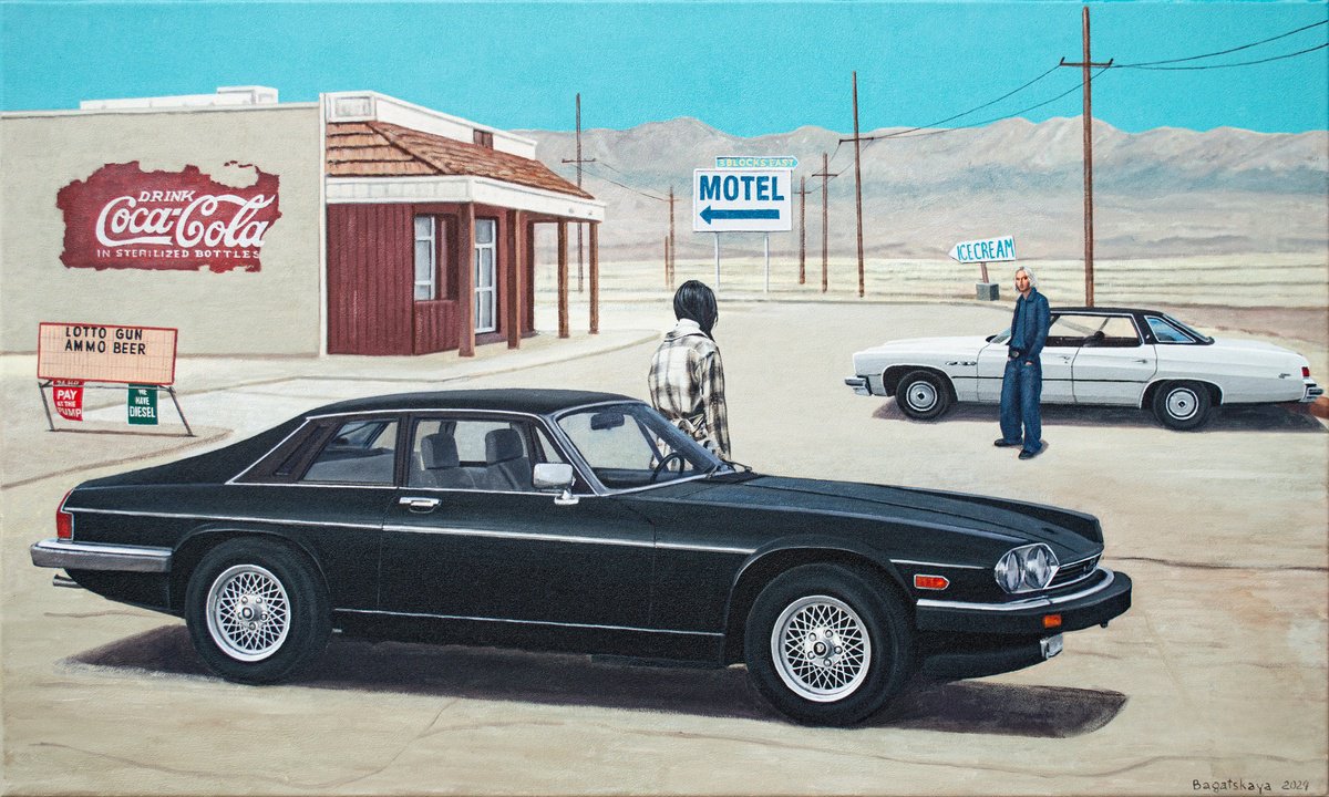 Photorealistic Portrait Acrylic Painting By Nataliya Bagatskaya, 39 X 24", I Want Ice Cream, Original Artwork