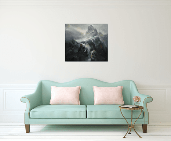 " Agartha -  On the path to Valhalla 4 "....SPECIAL PRICE !!! W 90 x H 80 cm