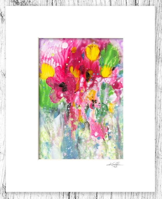 Flower Joy 6 - Floral Painting by Kathy Morton Stanion