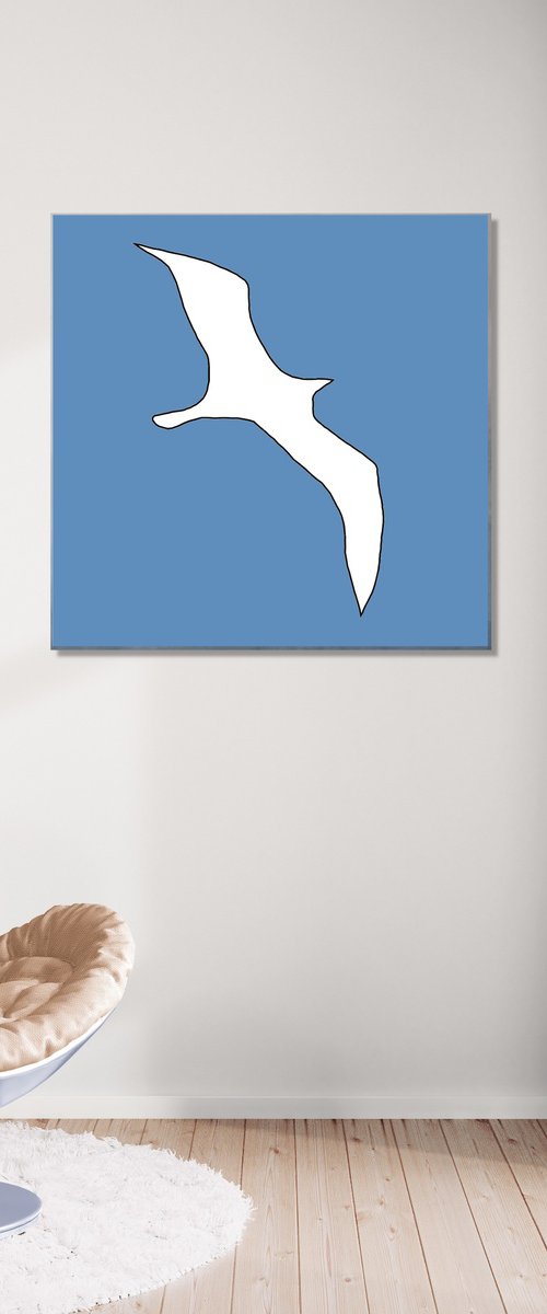 Blue Sky #55 by Marina Krylova