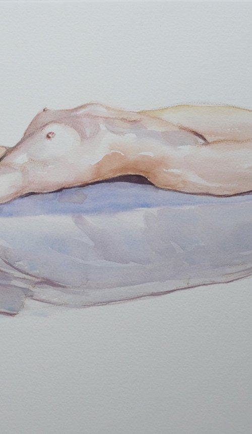 Reclining female nude by Rory O’Neill