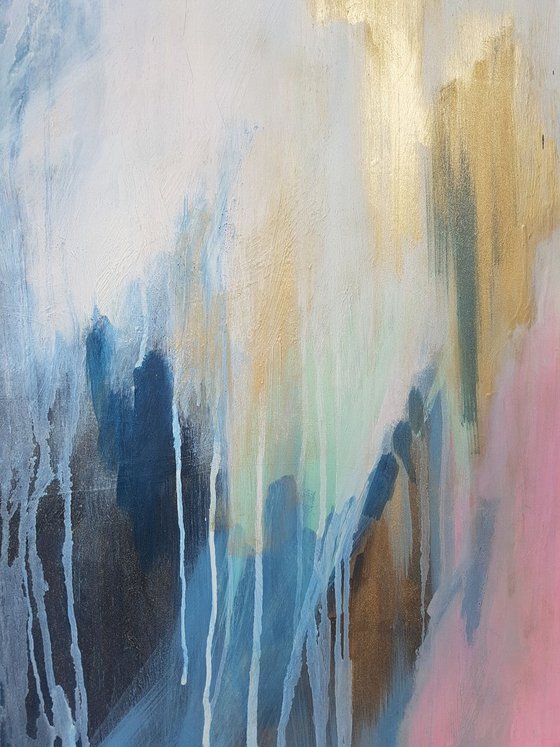 Plunging into our dreams, 70×120 cm, Free shipping
