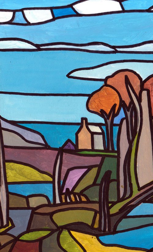 "In our old world valley"  (Lamorna) by Tim Treagust