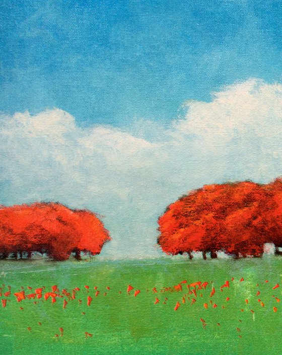 Red Trees Blue Sky 4213