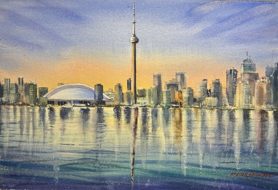 Toronto Skyline Evening