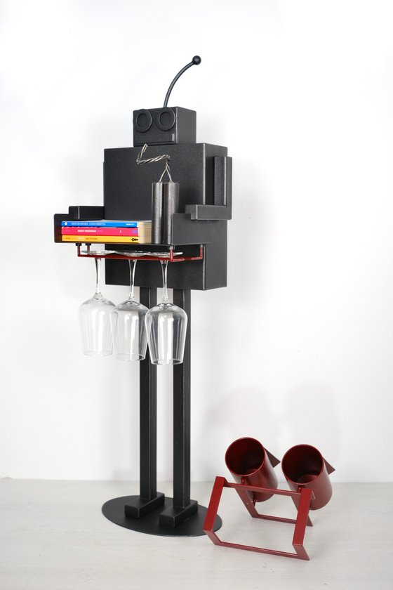 ASTROROBOOK METALLIC BLACK/BORDEAUX N2