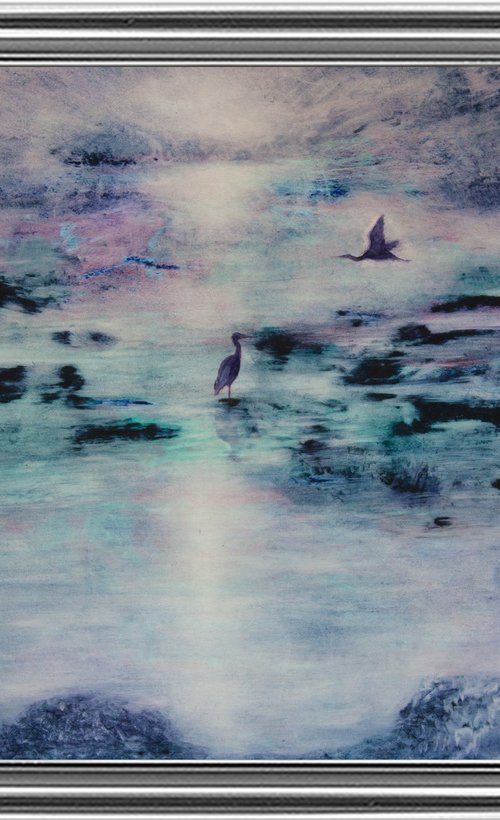 Blue Herons by Przemek Kręt
