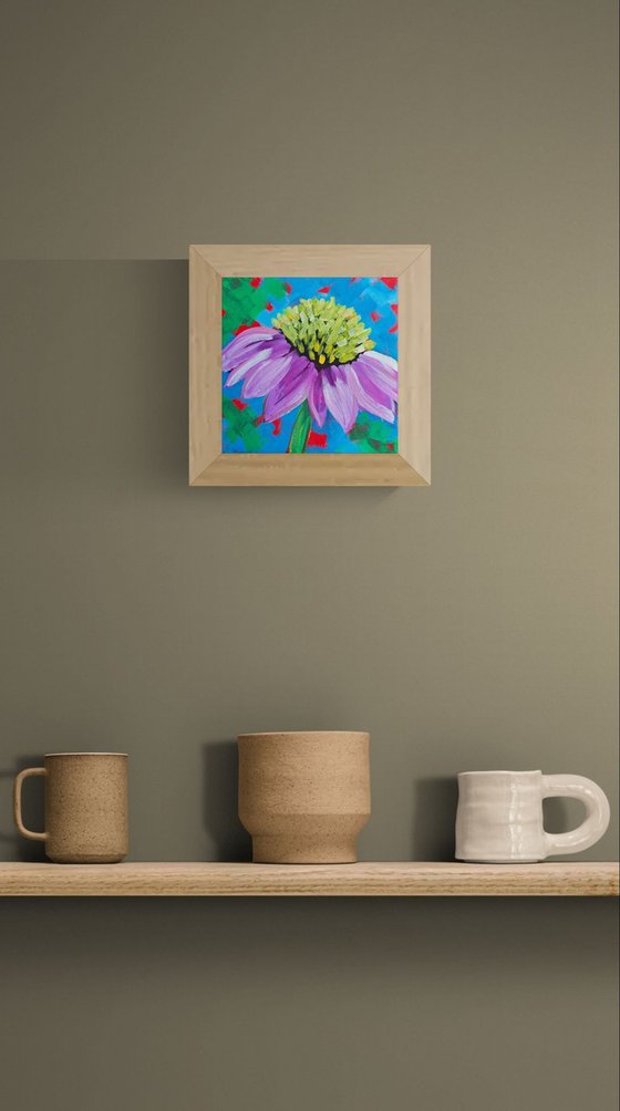 Violet Coneflower Burst