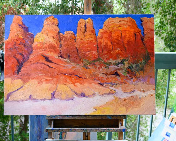 Red Rocks from Arizona Desert