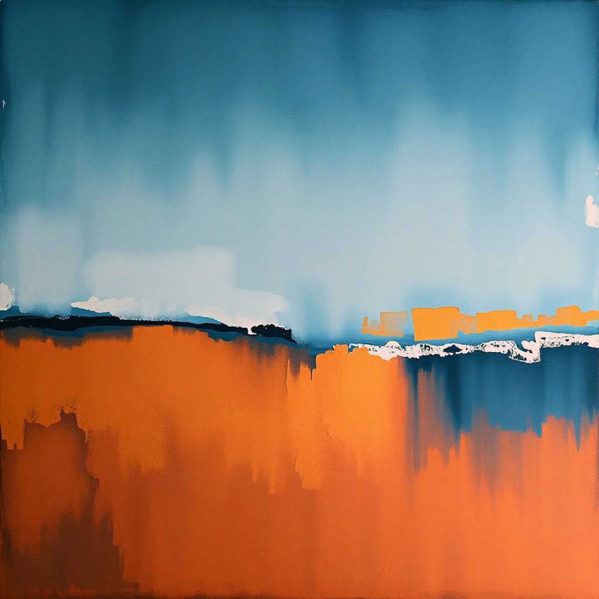 Abstract Giclee Print By Alessandro Butera, 35 X 35, African Nocturne, Original Artwork