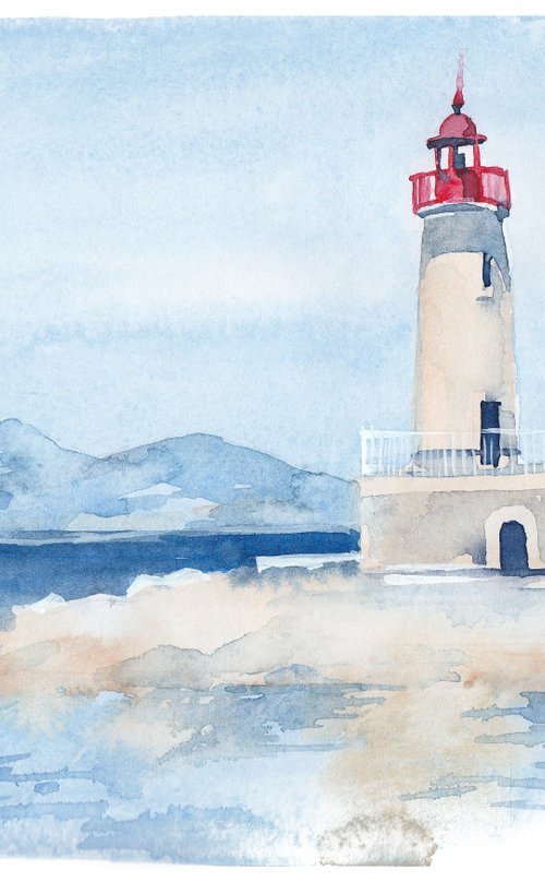 Lighthouse of Saint-Tropez by Tatiana Alekseeva