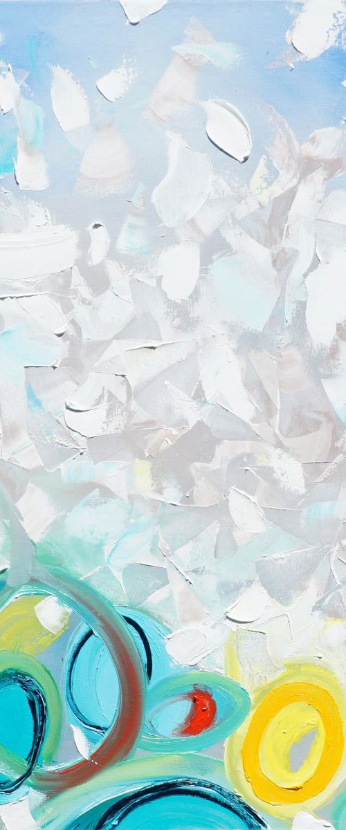 Feathers - 30x24in ~76x60in by jelena b