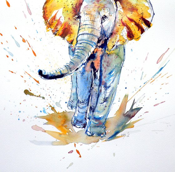 Colorful elephant