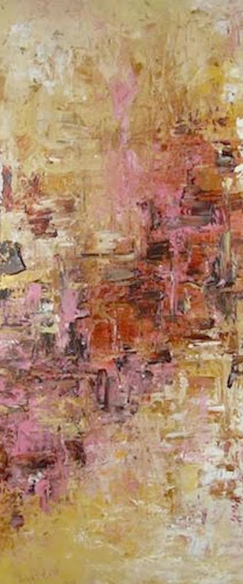 Shades Of Total Fondness  (Large, 100x100cm) by Kalpana Soanes