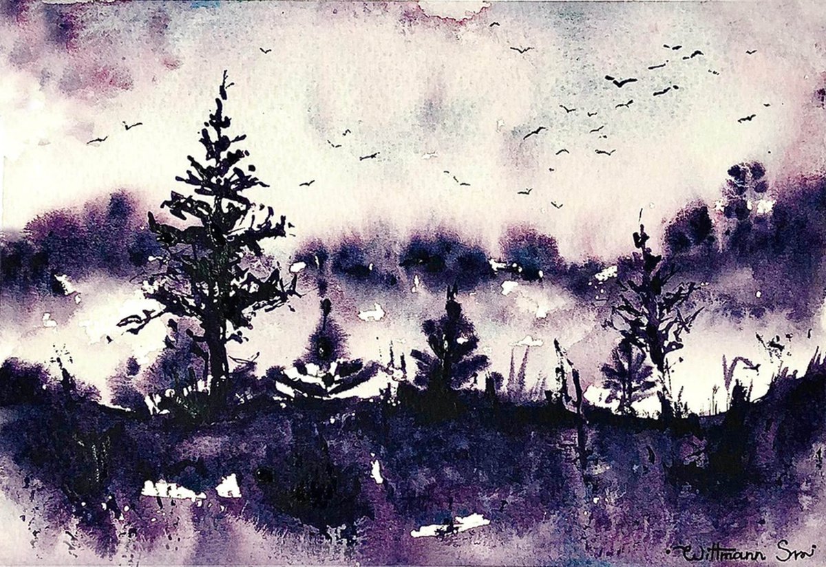 Purple Forest by Svetlana Wittmann