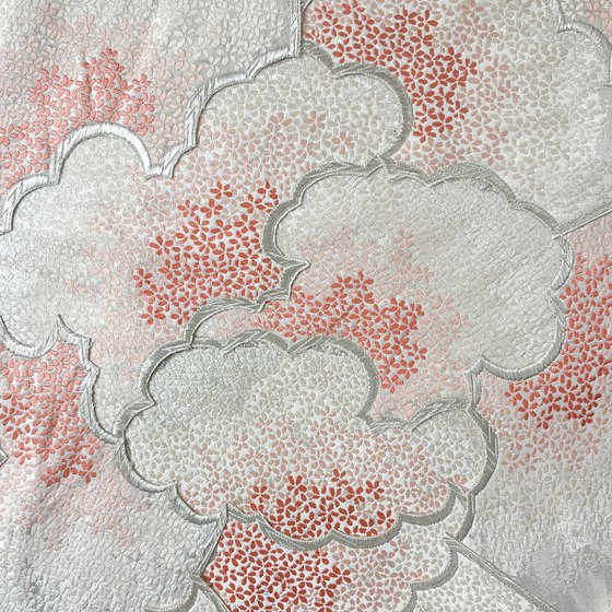 Sakura ~Ephemerality~ (Kimono Upcycled )