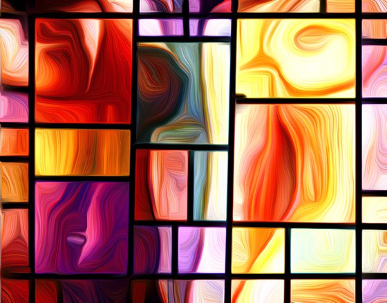 Through stained glass 3