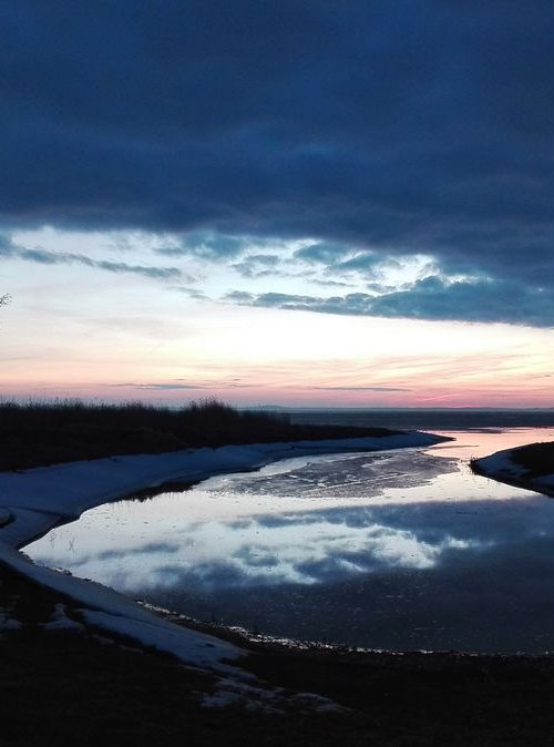 Photography | Curonian Lagoon | Evening at Curonian Lagoon by Egle Selevi