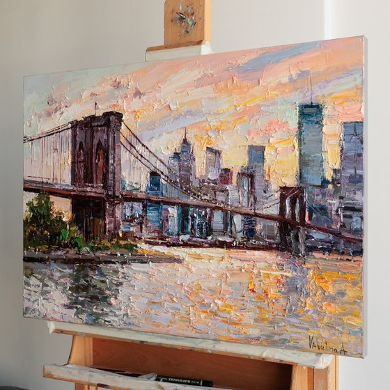 Brooklyn Bridge at Sunset