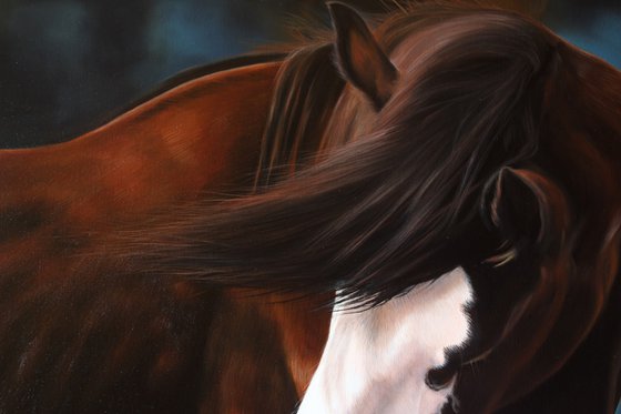 In the winter silence