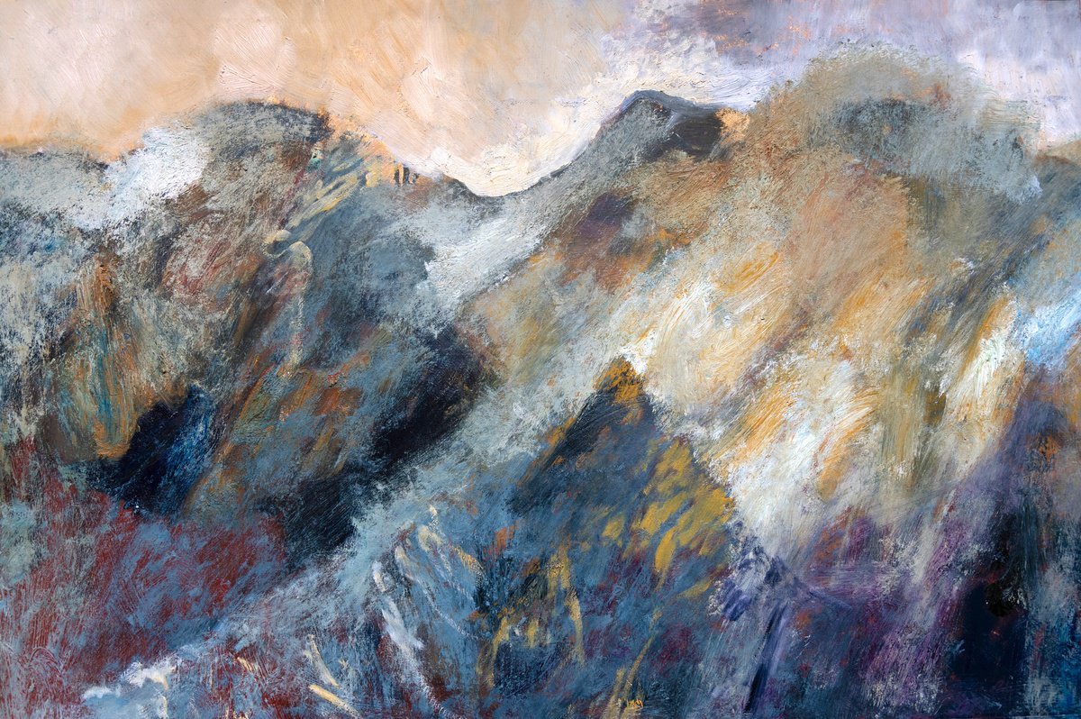 Mountain 10 By Elizabeth Anne Fox, 30 X 20, Artwork For Sale On Artfinder