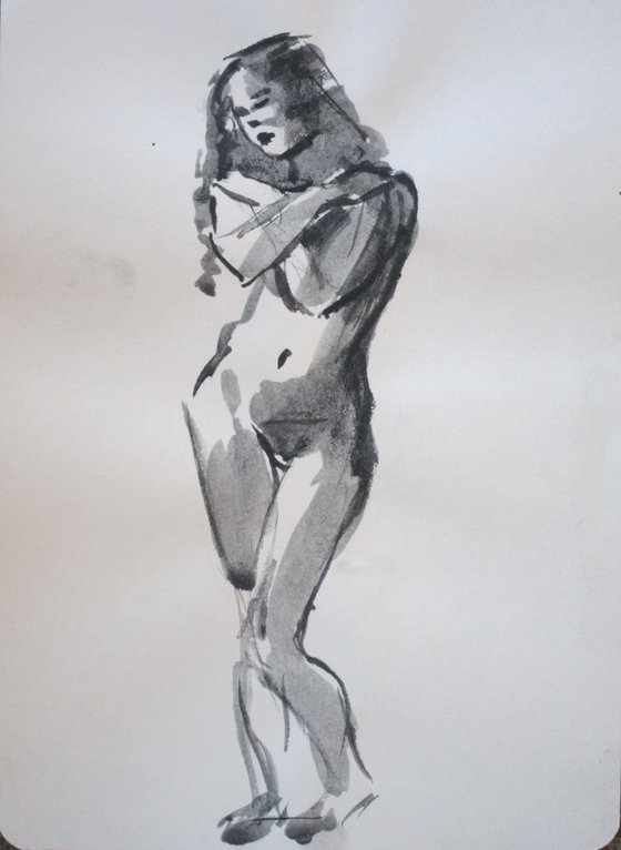 Standing Female Nude