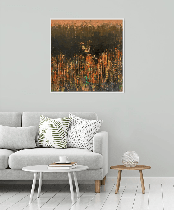 Brown Lake_36"X36"