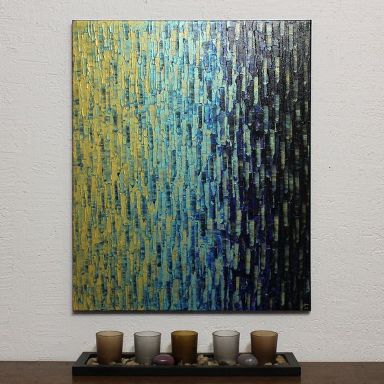 Blue-gold gradient