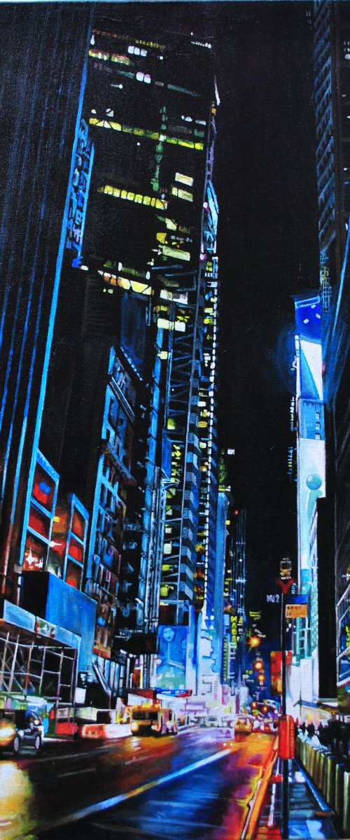 New York at night 2 by Ceri Baker