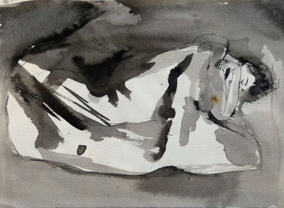 Asleep, 23x31 cm