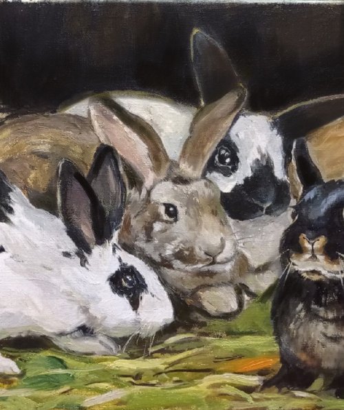 Rabbits by Elena Utkina