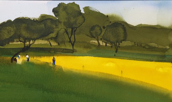 Fleeting gimpse_ mustard yellow 2