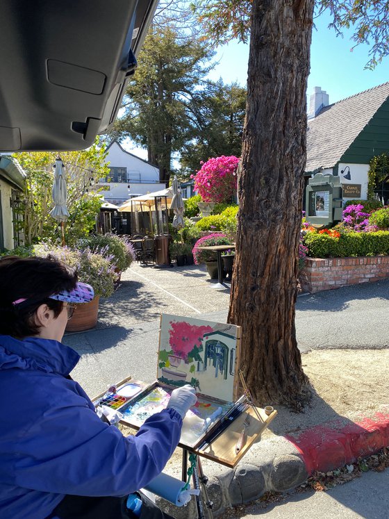 Bougainvillea In Carmel-by-the-Sea