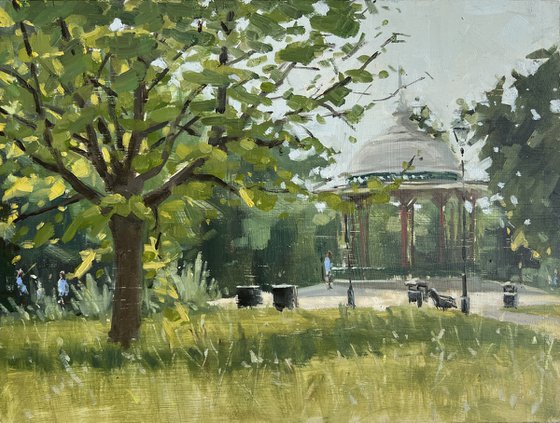 Summer at the bandstand, Clapham Common