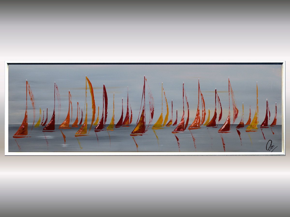  Last Days Of Summer By Edelgard Schroer, 48 X 16, Artwork For Sale On Artfinder