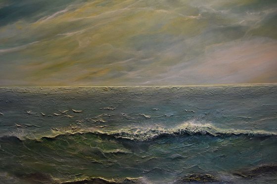 Drama at Sea Seascapes Ocean paintings